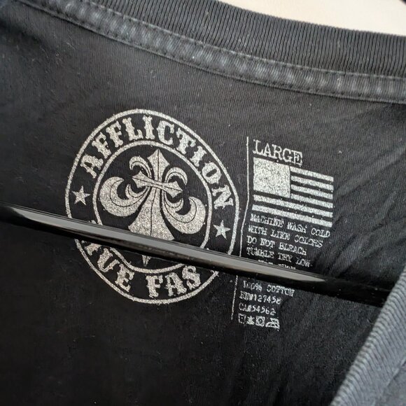 AFFLICTION GSP GEORGE ST PIERRE WALK OUT SHIRT - Picture 3 of 4